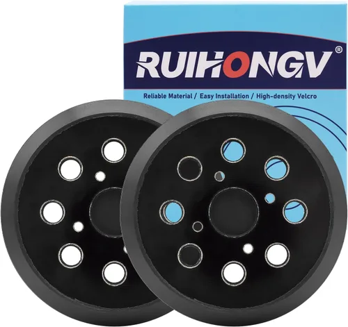 Miniatura 8 de Reemplazo de almohadilla de lijado de 5 pulgadas, compatible con lijadoras de órbita aleatoria Ridgid R2600, R2601