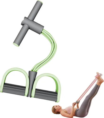 Miniatura 10 de Bandas de resistencia con pedal y asas - 2026 Nueva banda de fitness de goma multifuncional para entrenamiento de cuerpo completo, yoga