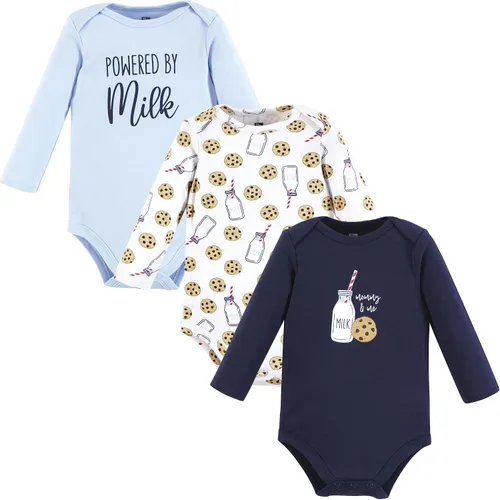 Miniatura 51 de Hudson Baby Body unisex de algodón de manga larga para bebé, leopardo rosa rojo