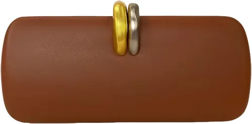 Miniatura 40 de Bolso de mano de piel sintética desmontable con cadena cruzada, bolso de noche, bolso de mano para mujer, formal, boda, fiesta, baile de graduación