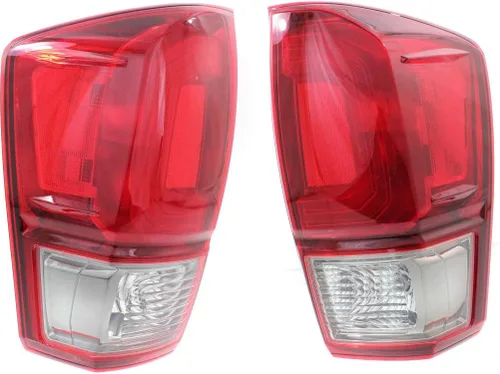 Para Toyota Tacoma 2016 2017 TRD Sport/Off Road Modelo Rojo Lente Par de Conductor y Pasajero Lado DOT TO2800198 + TO2801198