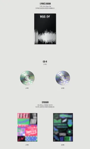 Miniatura 3 de STRAY KIDS : NOEASY [Standard Ver - A TYPE] 2º álbum CD+Tarjeta fotográfica de doble cara+Póster de unidad+pegatina+Photocards+Photobook+Lyrics