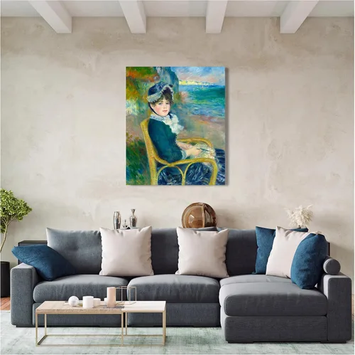 Miniatura 673 de A&T ARTWORK Campo de trigo con cipreses de Van Gogh Las reproducciones de arte clásico mundial, impresiones en lienzo giclée para decoración