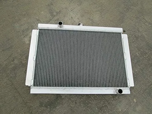 Miniatura 4 de Radiador de aluminio de 3 filas + ventiladores para Nissan Datsun 280Z 280Z 280ZX MT 1975-1983 77 78 79 80 81 82
