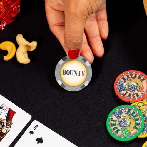Miniatura 3 de Classic Bounty Chip Set de 10 fichas de torneo de póquer Texas Holdem