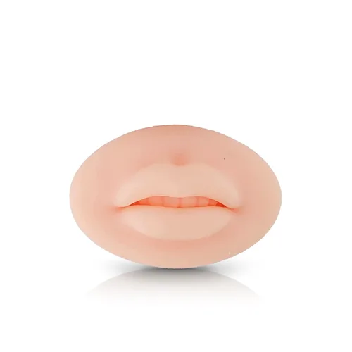 Miniatura 9 de 3 labios falsos, labios de silicona 3D para práctica de maquillaje, labios falsos de silicona suave, para práctica de tatuajes, para práctica