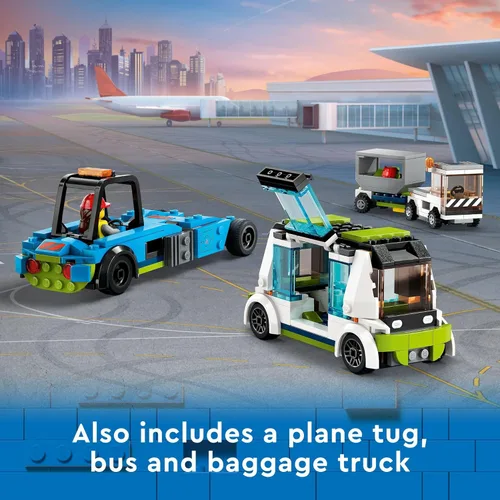 Miniatura 8 de LEGO City Passenger Airplane Toy – Juego de construcción para niños y niñas, a partir de 7 años – Regalo educativo para niños – con juguetes