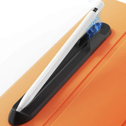AHASTYLE Soporte extraíble para iPencil [accesorio magnético] Fuerte adhesivo adhesivo de silicona para Apple Pencil de 1ª y 2ª generación (negro)