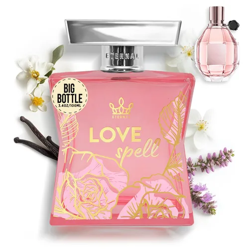 Eternal Fragrance - Hechizo de amor eterno - Inspirado en el perfume de flores blancas Gourmand de diseñador - 3.4 oz (3.4 fl oz) - EDP - Larga