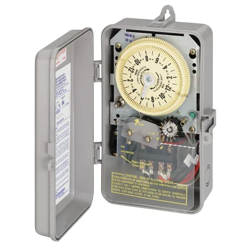 Intermatic R8816P101C - Temporizador de riego y aspersores, 240 V 3 Hp DPST, conservación de agua personalizable con patrón de 14 días, listo para