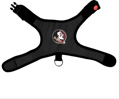 Florida State Seminoles - Arnés de alta calidad, acolchado con bloqueo de seguridad para perros y gatos, talla L