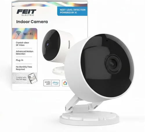 Miniatura 21 de Feit Electric Foco de cámara de seguridad inteligente, resolución QHD 2K, audio de 2 vías, seguimiento humano, panorámica de 350°