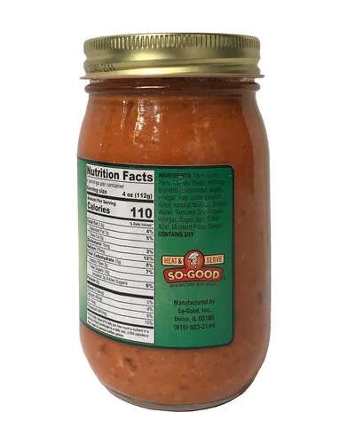 Miniatura 3 de So-Good Relleno de cerdo BBQ con cerdo rallado Tarro de 16 oz - Completa solo calentar y servir