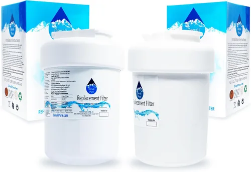 Denali Pure Paquete de 2 filtros de agua de repuesto para refrigerador Hotpoint HSM25GFTASA - Compatible con Hotpoint MWF, MWFP cartucho de filtro
