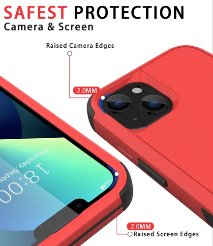 Miniatura 3 de Diverbox Funda para iPhone 13 [A prueba de golpes] [A prueba de caídas] [A prueba de polvo], Funda de Teléfono de Protección Resistente para Apple