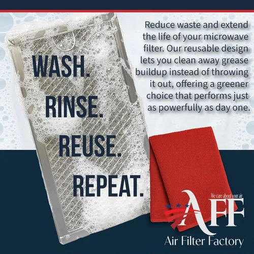 Miniatura 4 de Air Filter Factory Filtro de grasa de ventilación de campana de estufa de 8 x 8 pulgadas BCC024600, 53028, VNF-2M03-2 de repuesto para ventilador
