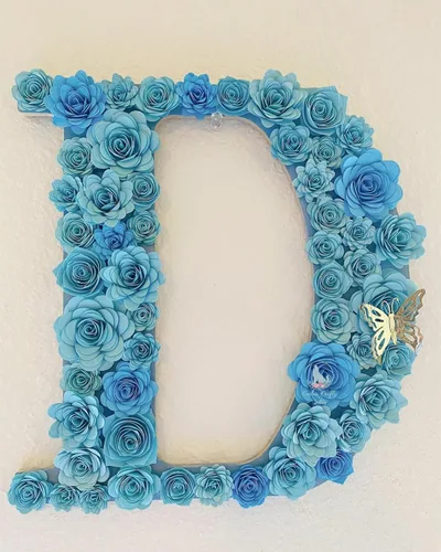 Miniatura 3 de Mverse Rosas Azul Claro Flores Artificiales, Mini Flores de Papel Manualidades DIY Decoraciones de Regalo para Marco de Caja de Sombra 16- Azul claro