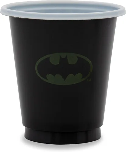 Miniatura 2 de Silver Buffalo DC Comics Batman - Paquete de 20 mini vasos desechables de plástico para fiestas, 2 onzas