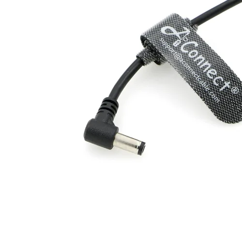 Miniatura 3 de Cable de alimentación tipo C de ángulo recto macho de 12 V PD a CC de 0.217 x 0.098 in con indicador de alimentación para monitores LCD KiPRO