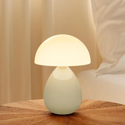 Miniatura 10 de Dawnwake Lámpara de Mesa con Forma de Hongo para Dormitorio, Lámparas Pequeñas de Escritorio para Mesita de Noche para Mesas de Noche de Sala