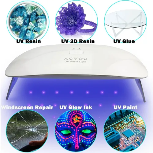 Miniatura 3 de Lámpara de curado de resina grande con luz UV, gemas dentales, serigrafía, pegamento UV, reparación de parabrisas de vidrio, impresora 3D, lámpara