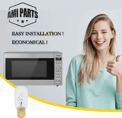 Miniatura 7 de AMI PARTS WB36X10003 Bombilla de 40 W 130 V Microondas Repuesto Compatible con General Electric Hotpoint Microondas (2 piezas)
