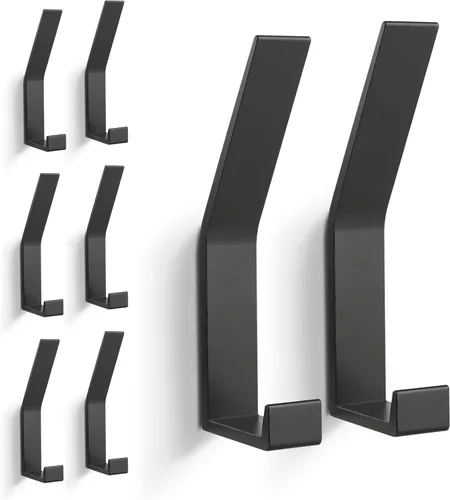 Miniatura 8 de Ganchos de pared para colgar ropa, abrigo, toalla, cuerda, llaves, sombreros, bolsos, ganchos de pared para cocina, baño, puerta, gabinete