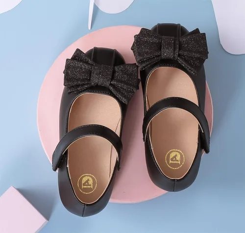 Miniatura 8 de kkdom Vestido de niña Mary Jane Zapatos planos de ballet para niñas pequeñas, zapatos de princesa, zapatos de fiesta escolar