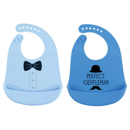 Miniatura 30 de Baberos Hudson Baby de silicona unisex para bebé Mariscos