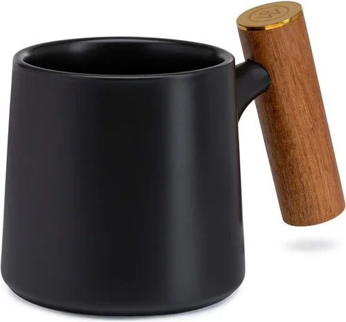 Miniatura 3 de ChefWave Juego de cafetera de una sola porción con gotero de cerámica estilo V60 y taza de café, sin BPA, compatible con filtros No. 2 (2 artículos)