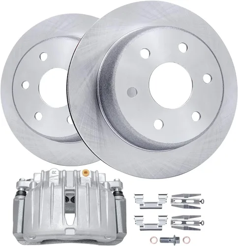 Miniatura 36 de Detroit Axle - Kit de freno delantero para Chevrolet Equinox Pontiac Torrent Suzuki XL-7, 08-10 Saturn Vue, 12-15 Captiva Sport Reemplazo 2008 2009