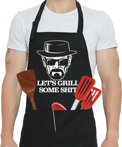 Miniatura 4 de Delantal para hombre para parrilla de barbacoa mejor Flippin' Farter I Mean Father divertido regalo para padre