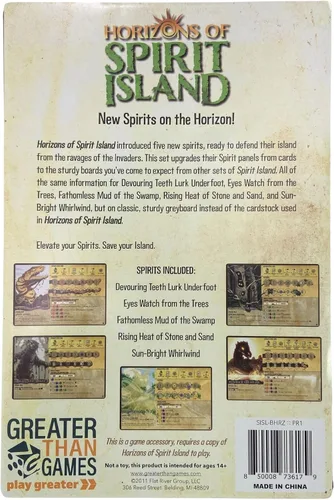 Miniatura 9 de Greater Than Games Horizons of Spirit Island Juego de mesa de estrategia cooperativa 1 a 3 jugadores 90+ minutos A partir de 14 años