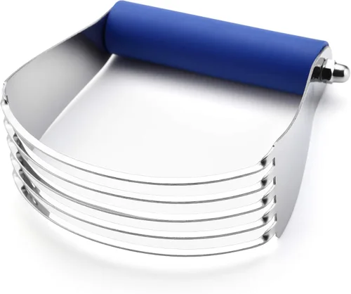 Miniatura 11 de Spring Chef Mezclador de Masa de Tamaño Mediano para Hornear, Herramienta Cortadora de Masa de Acero Inoxidable, Herramienta Manual de Cortador
