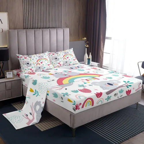 Miniatura 44 de Feelyou Football Bed Sheets Set Twin Size Basketball Sports Deep Pocket Fitted Sheet Soccer Ball Game Bedding Sets Black Baseball Gaming Soft Bed