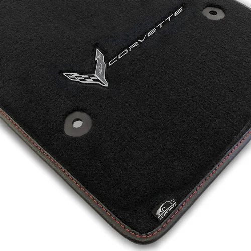 Miniatura 17 de Lloyd Mats Tapetes alfombrados a medida para el suelo del automóvil de lujo prémium para Corvette C8 2020-ON Coupé y convertible