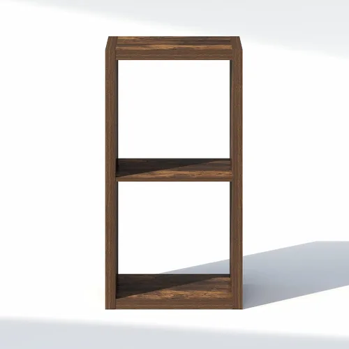 Miniatura 8 de Furinno Organizadores y almacenamiento de armario cúbicos, organizador de armario de 2 cubos, estante abierto, marco extra grueso para armario, Pino