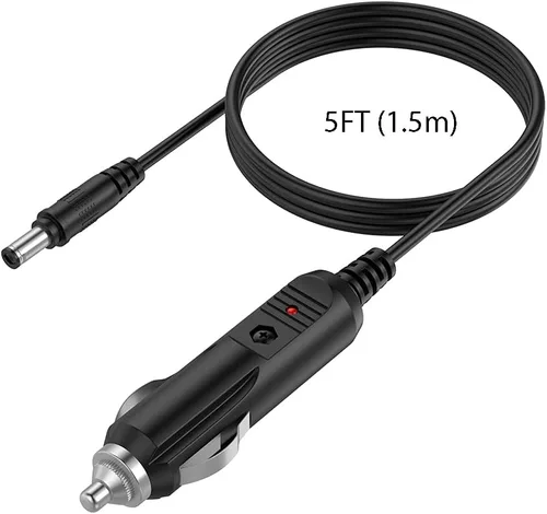 Miniatura 8 de LIANSUM Cargador de coche DC 12V 2A encendedor de cigarrillos compatible con reproductor de DVD RCA portátil, Sylvania, detector de radar láser