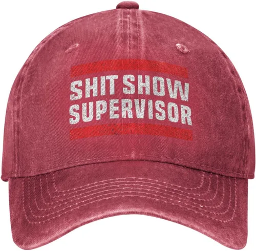 Miniatura 9 de Shit Show Supervisor Hat para mujer, gorra de béisbol vintage