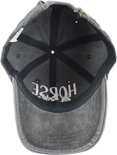 Miniatura 6 de Gorra de béisbol para mujer, divertida gorra de béisbol bordada de algodón ajustable para amantes de los caballos