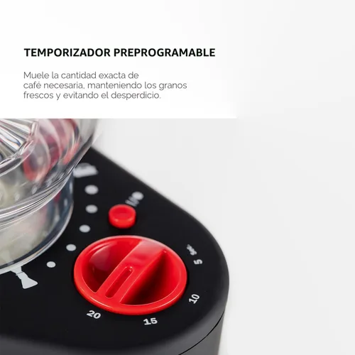 Miniatura 4 de Molino de café eléctrico con cuchillas Bodum Bistro, Negro