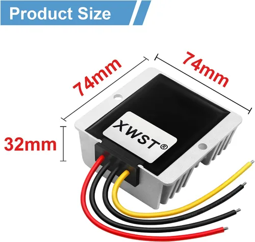Miniatura 3 de Regulador de voltaje CC Convertidor de impulso DC 12V 24V Step Up to 36V 5A 180W Convertidor de energía impermeable módulo transformador