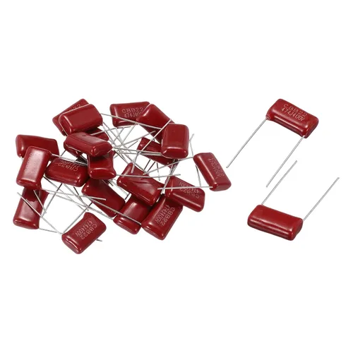 Miniatura 14 de uxcell 120 condensadores de película de polipropileno metalizado CBB22 630V 104J 5% de tolerancia