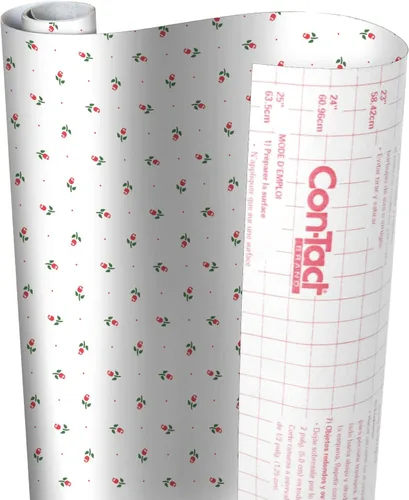 Miniatura 19 de Con-Tact Brand Cubierta Creativa, forro adhesivo para estantes, rollo de vinilo multiusos, fácil de usar y aplicar, 18" x 16', Abby Sage Sabio