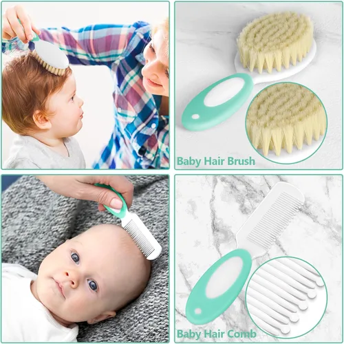 Miniatura 2 de Kit de cuidado de la salud y aseo para bebés recién nacidos, kit de cuidado de bebé de 31 piezas mejorado, juego de cuidado de la salud