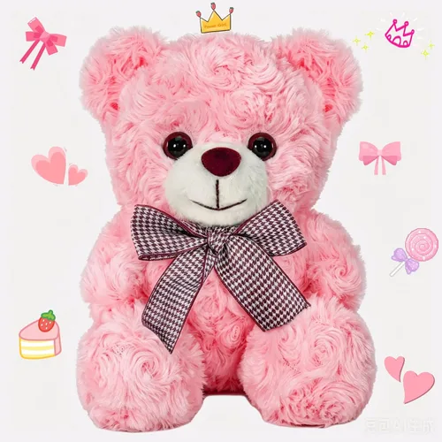 Miniatura 8 de Oso de Peluche Animal de Felpa, Oso de Peluche Amarillo Brillante Juguete de Felpa para Niños y Niñas de 3+, Oso Suave de 8″ como Regalo para Niños