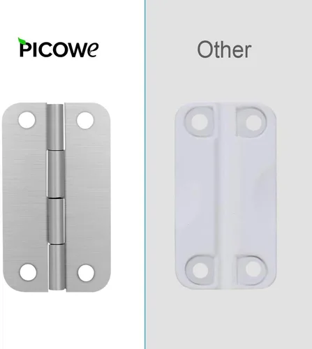 Miniatura 5 de Picowe Paquete de 3 bisagras enfriadoras para cofres de hielo Igloo, juego de reemplazo de bisagras de acero inoxidable con tornillos 3 PAQUETES