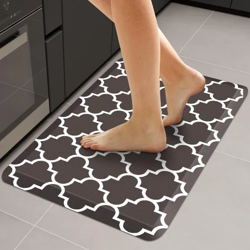 Miniatura 12 de WISELIFE - Tapete antifatiga para piso de 4/5 pulgadas, tapete de cocina antideslizante, impermeable, resistente, ergonómico, cómodo, duradero