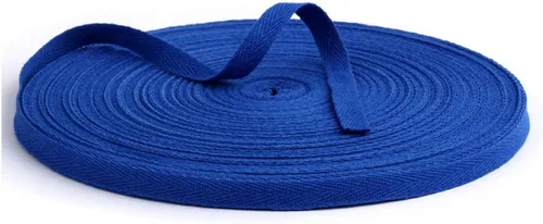 Miniatura 8 de Cinta de sarga de algodón de 54 yardas de 3/8 pulgadas de ancho (0.394 in) de ancho, cinta de sarga en espiga para manualidades, costura, ropa