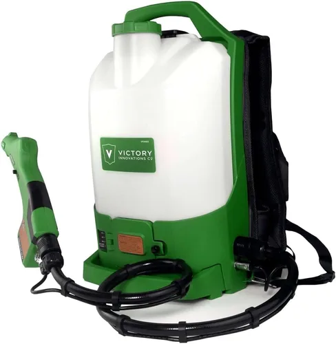 Miniatura 6 de Victory Innovations máquina pulverizadora de mochila electrostática inalámbrica para desinfectantes, saneadores, limpieza, verde, VP300ES